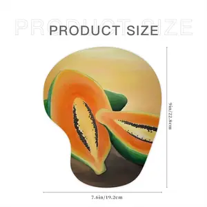 Papaya Freestyle Mouse Pad (Wrist Rest)