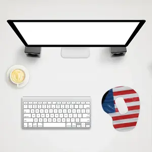 Pubic Flag United States Mouse Pad (Wrist Rest)