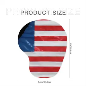 Pubic Flag United States Mouse Pad (Wrist Rest)