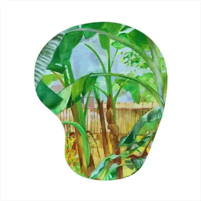 Backyard Banana Trees Mouse Pad (Wrist Rest)