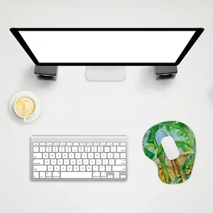 Backyard Banana Trees Mouse Pad (Wrist Rest)