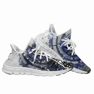 Men Basic Indigo Woven Training Shoes