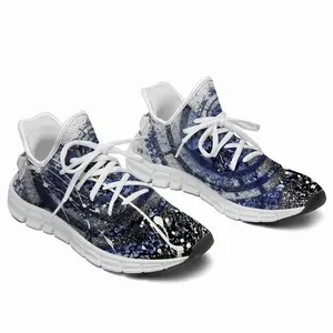 Men Basic Indigo Woven Training Shoes