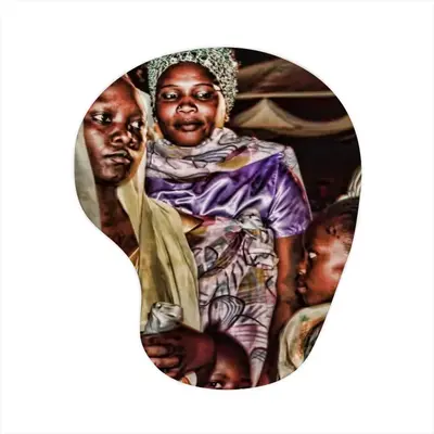 The Nubian Bride 6 Mouse Pad (Wrist Rest)