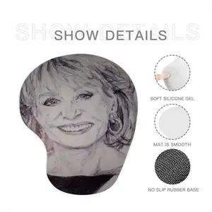 Barbara Walters Mouse Pad (Wrist Rest)