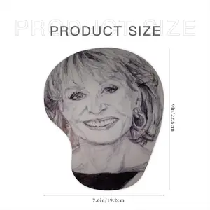 Barbara Walters Mouse Pad (Wrist Rest)