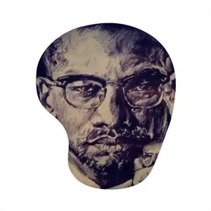 Malcolm X Portrait Mouse Pad (Wrist Rest)