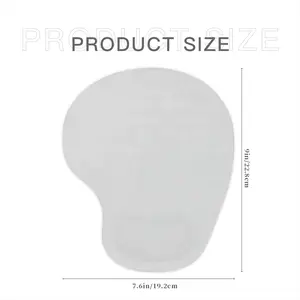 White Mouse Pad (Wrist Rest)