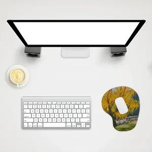 Golden Rain Mouse Pad (Wrist Rest)