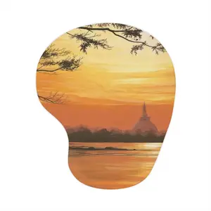 Setting Sun Of Tranquility Mouse Pad (Wrist Rest)