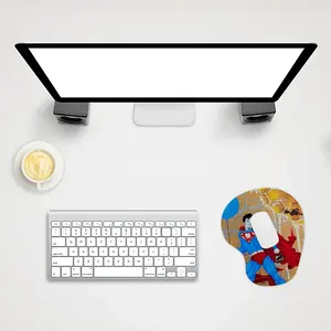 Winnieman - Superman Gold Honey Mouse Pad (Wrist Rest)