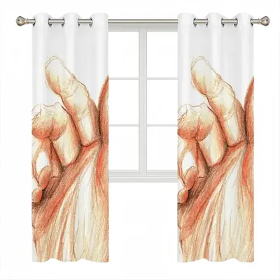 Monument Of A Hand Curtains (Multi-Size)