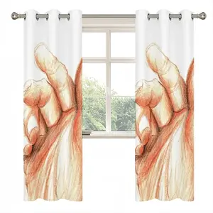 Monument Of A Hand Curtains (Multi-Size)