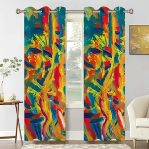 Burning Flame Curtains (Multi-Size)