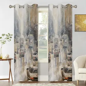 Snowy Day Curtains (Multi-Size)