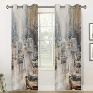 Snowy Day Curtains (Multi-Size)