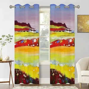 Living Near The Sea Curtains (Multi-Size)