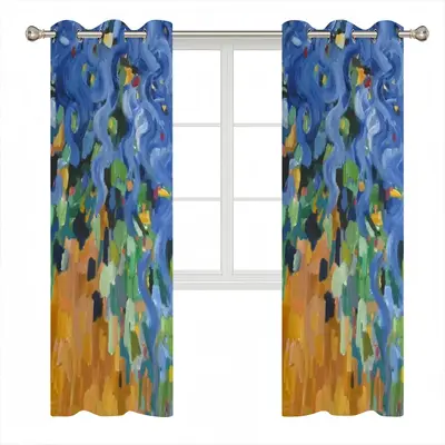 Blue Irises Curtains (Multi-Size)