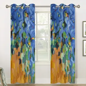 Blue Irises Curtains (Multi-Size)