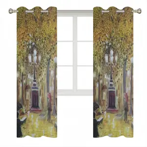 Barcelona On A Rainy Night Curtains (Multi-Size)