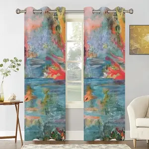 Alligator In Plastic River Curtains (Multi-Size)