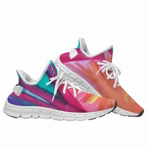 Men Colorful Straws Woven Training Shoes