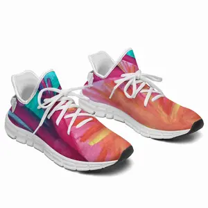 Men Colorful Straws Woven Training Shoes