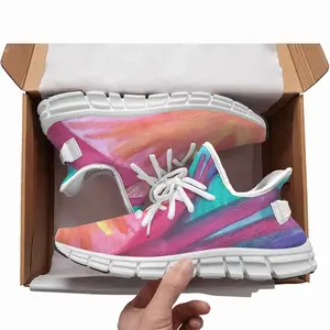 Men Colorful Straws Woven Training Shoes