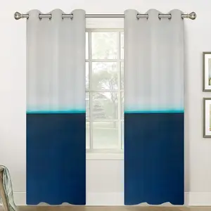 Charcoal White Teal Series 3 Curtains (Multi-Size)