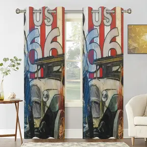 Route 66 Curtains (Multi-Size)