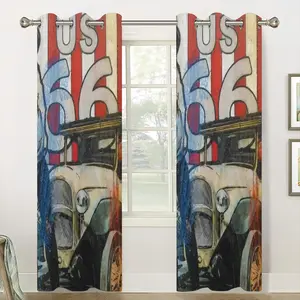 Route 66 Curtains (Multi-Size)