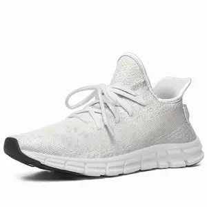 Men Bloomers White Woven Training Shoes