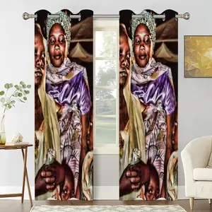 The Nubian Bride 6 Curtains (Multi-Size)