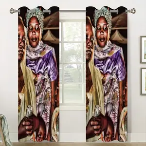 The Nubian Bride 6 Curtains (Multi-Size)