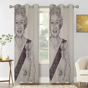 Queen Elizabeth Ii Curtains (Multi-Size)