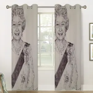 Queen Elizabeth Ii Curtains (Multi-Size)