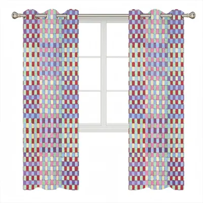 Green-Red-Yellow Curtains (Multi-Size)