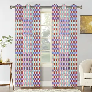 Green-Red-Yellow Curtains (Multi-Size)