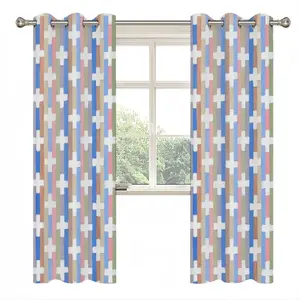 White Crosses Curtains (Multi-Size)