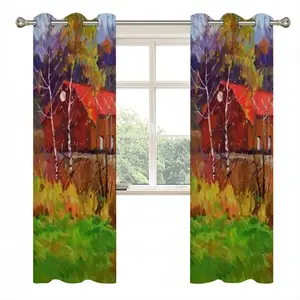 Autumn In The Carpathians Curtains (Multi-Size)