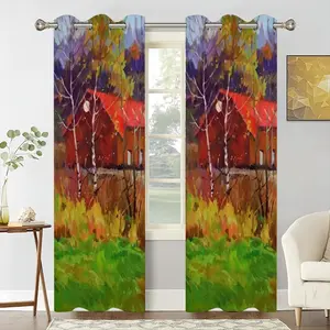 Autumn In The Carpathians Curtains (Multi-Size)