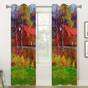 Autumn In The Carpathians Curtains (Multi-Size)