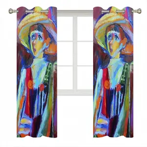 Boy In Clown Costume Curtains (Multi-Size)