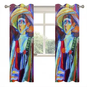 Boy In Clown Costume Curtains (Multi-Size)