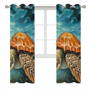 Caribbean Turtle Ii Curtains (Multi-Size)