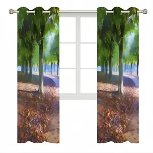 Waterfront Trees Alley Curtains (Multi-Size)