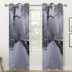 Quay Of Seine At Chatelet Curtains (Multi-Size)