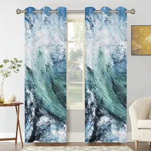 Dancing With Waves Curtains (Multi-Size)