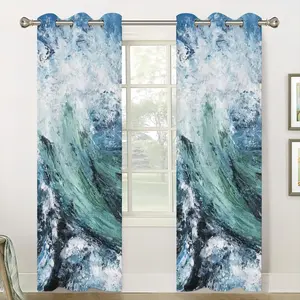 Dancing With Waves Curtains (Multi-Size)