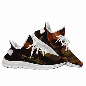 Men A Candle Burned Woven Training Shoes